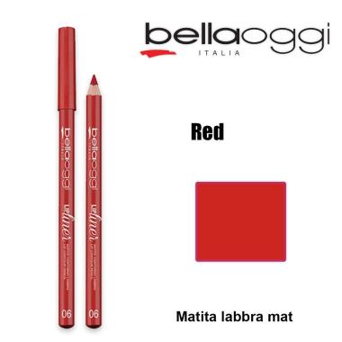 Lip liner matita labbra mat red