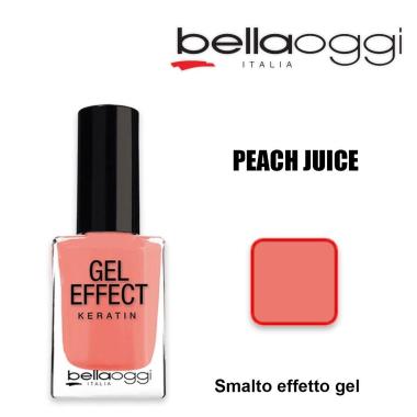 Gel effect keratin smalto effetto gel con cheratina peach juice