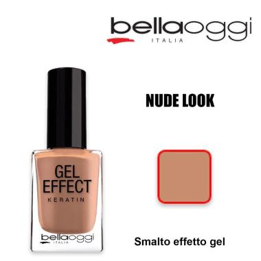 Gel effect keratin smalto effetto gel con cheratina nude look