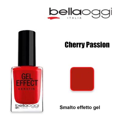 Gel effect keratin smalto effetto gel con cheratina cherry passion