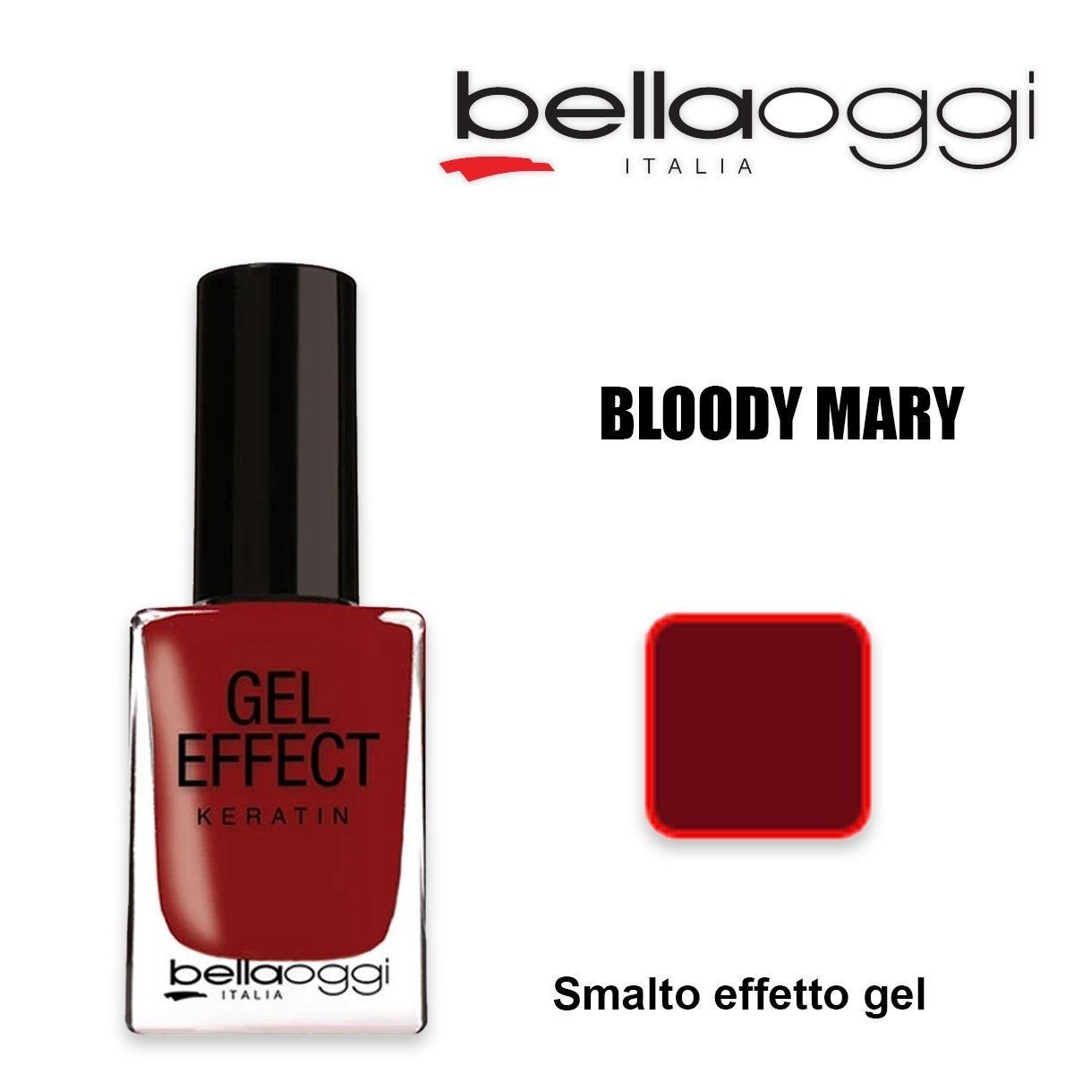 Gel effect keratin smalto effetto gel con cheratina bloody mary