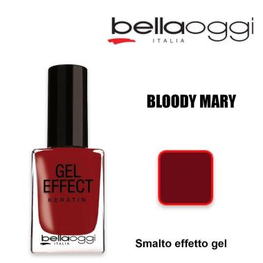 Gel effect keratin smalto effetto gel con cheratina bloody mary