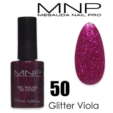 Mesauda 10 ml gel polish 050 glitter viola