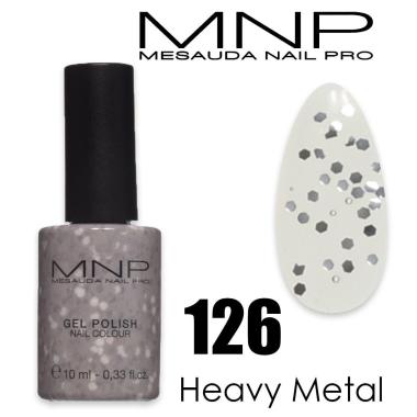 Mesauda 10 ml gel polish 126 heavy metal