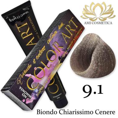 Color art senza ammoniaca 100 ml 9.1 biondo chiarissimo cenere