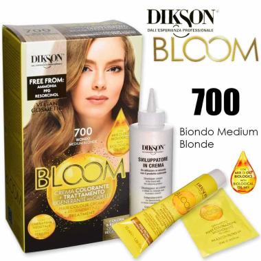 Dikson bloom crema colorante con cheratina 700 biondo