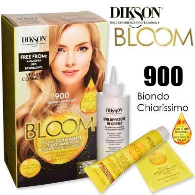 Dikson bloom crema colorante con cheratina 900 biondo chiarissimo