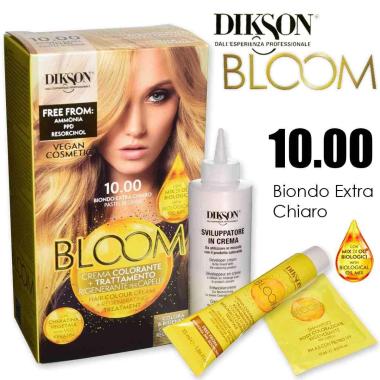 Dikson bloom crema colorante con cheratina 10.00 biondo extra chiaro