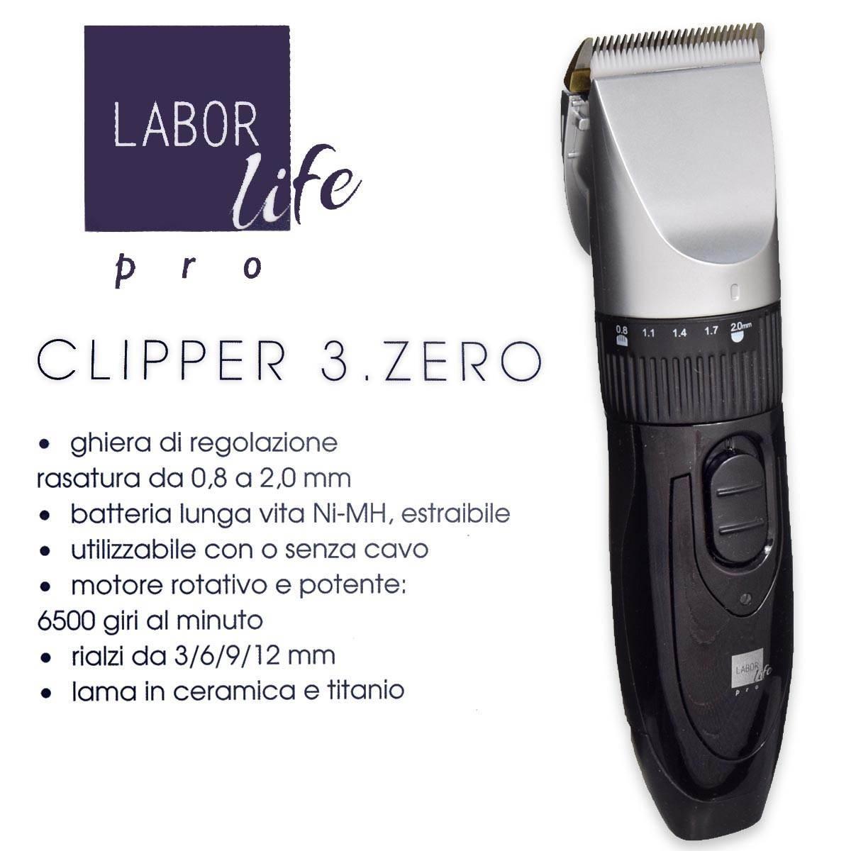 Labor Tagliacapelli con lama regolabile labor life clipper 3.zero