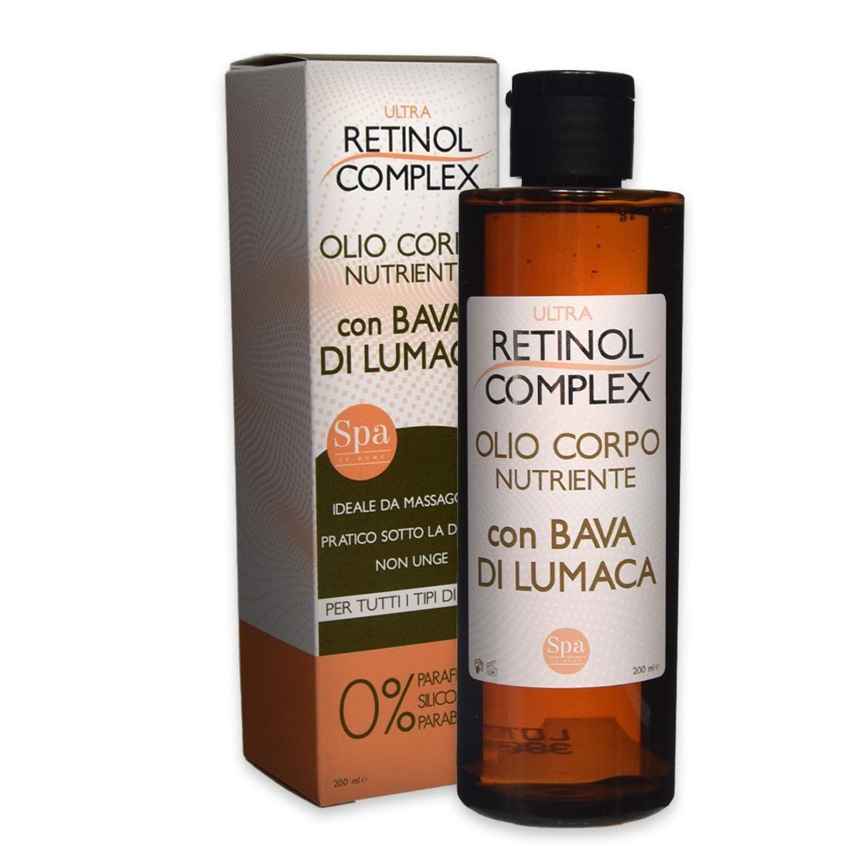 Retinol complex ultra olio corpo bava di lumaca 200 ml