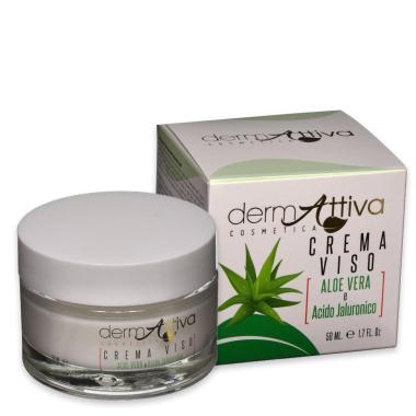 Dermattiva crema viso aloe vera e acido jaluronico 50 ml