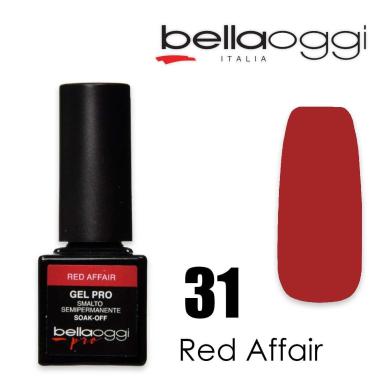 Bella oggi gel pro semipermanente 31 red affair