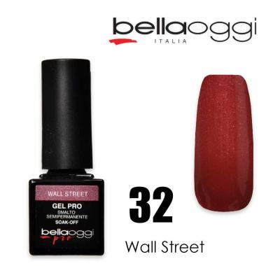 Bella oggi gel pro semipermanente 32 wall street red