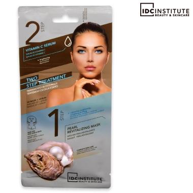 Idc institute pearl maschera 2 in uno per viso, orecchie e collo.