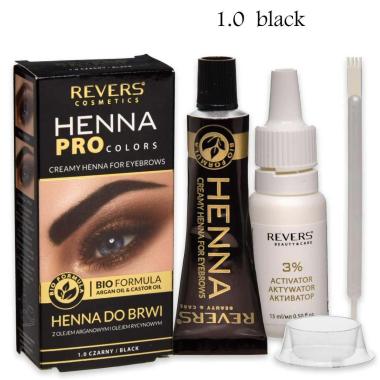 Revers henne for eyebrows 15 ml + 15 ml black