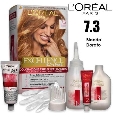 L'oreal colorazione triplo trattamento excellence n 7,3