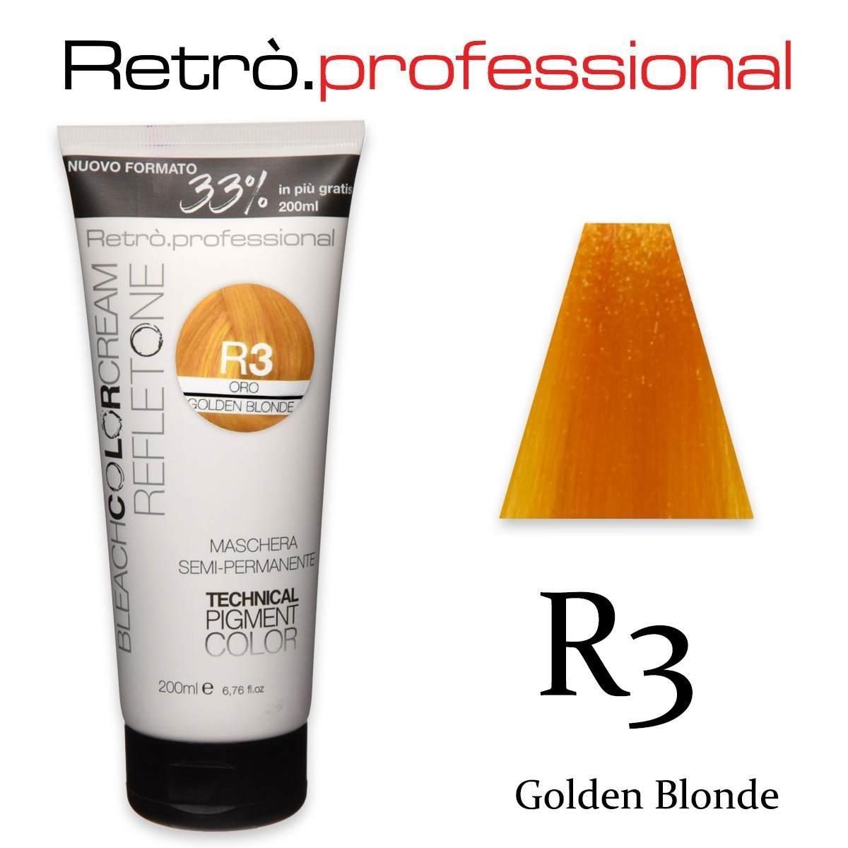 Retro' refletone 200 ml r3 oro golden