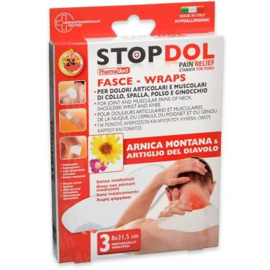 Stopdol ml 3 fasce dol. collo spalla  polso ginocchio