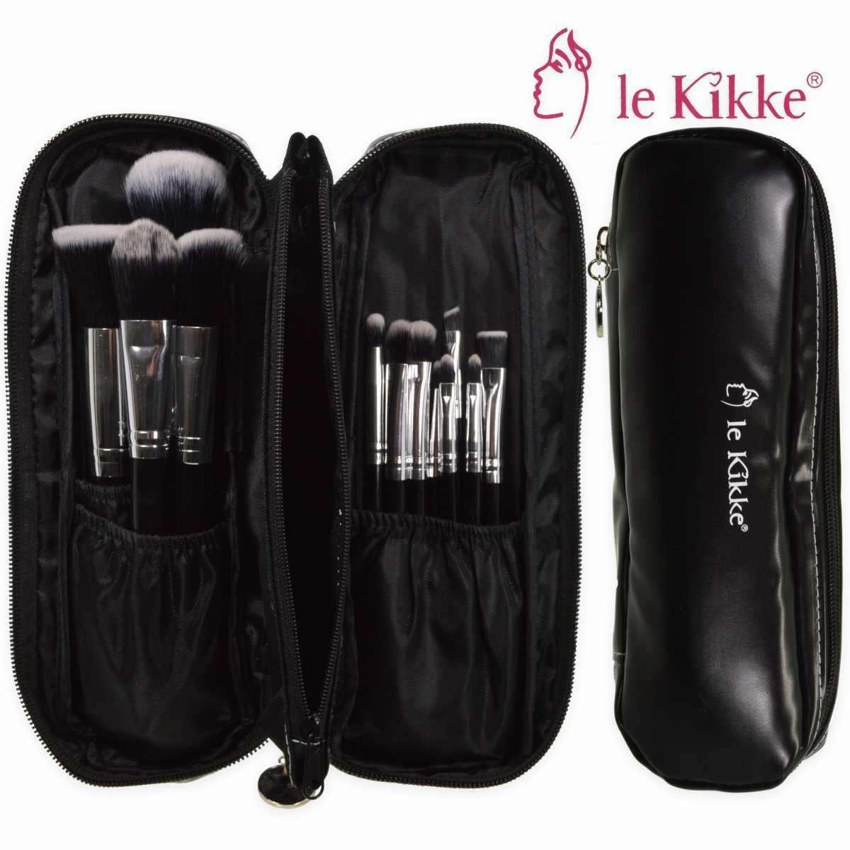 Le kikke set pennelli make-up viaggio