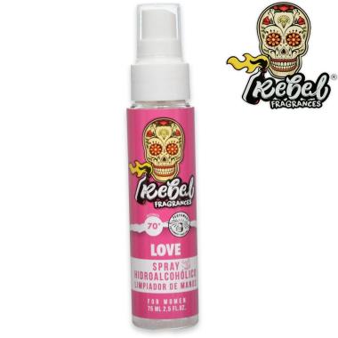 Rebel spray idroalcolico love  75 ml