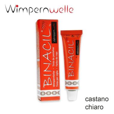 Wimpernwelle binacil ciglia castano chiaro