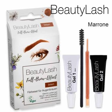 Xnail beautylash kit per tintura sopracciglia marrone