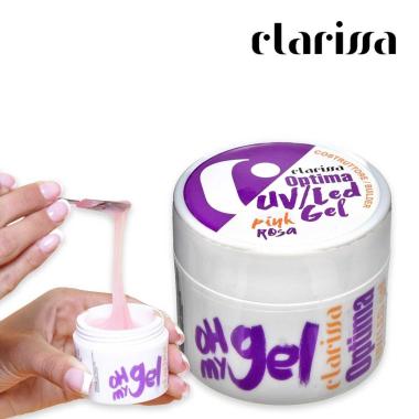 Clarissa optima uv/led gel rosa 14 gr