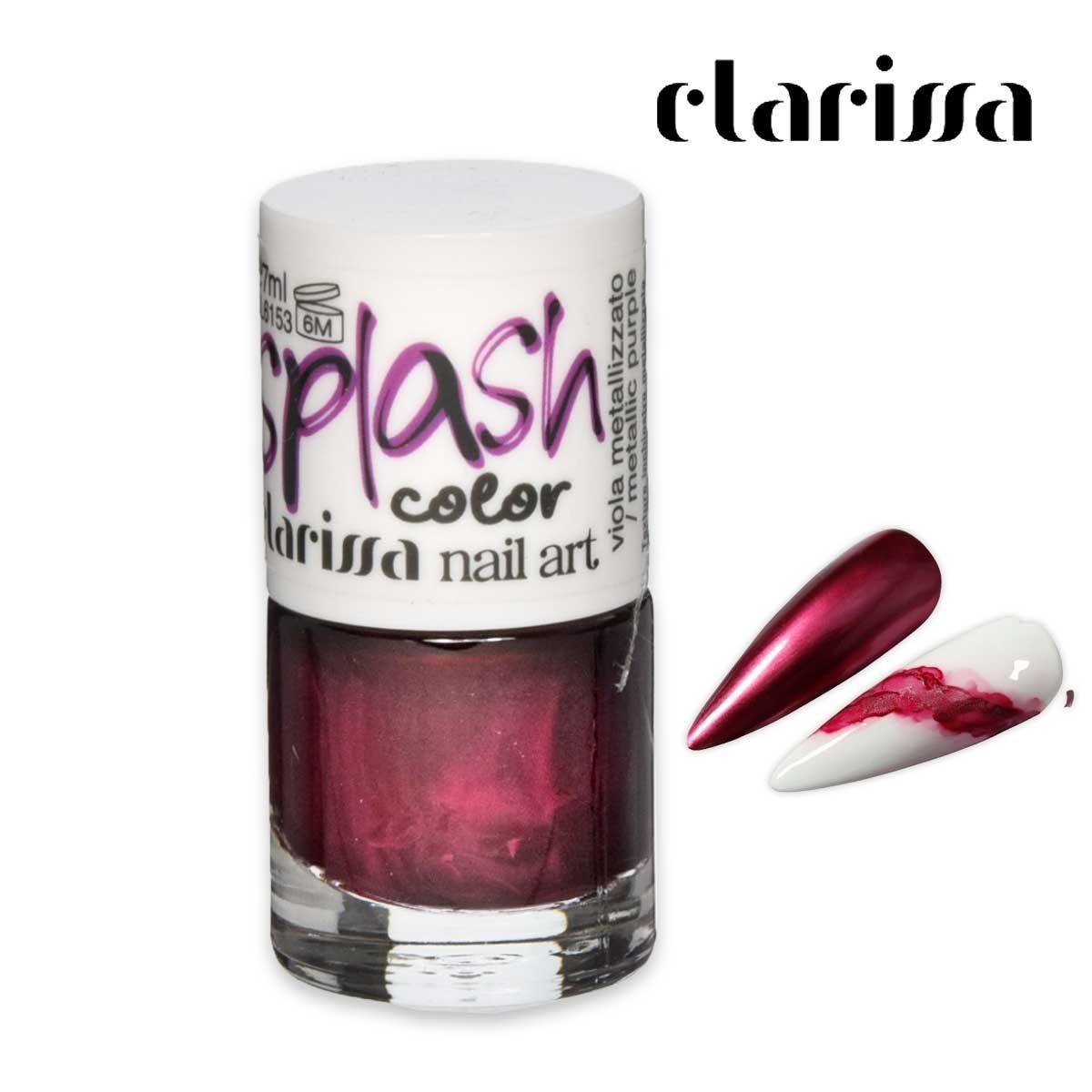 Clarissa splash color viola metallizato 7 ml