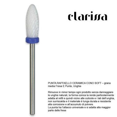 Clarissa punta raffaello ceramica cono soft