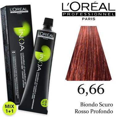 L'oreal inoa tubo 1x60 gr carmilane c6,66