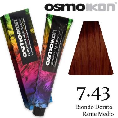 Ikon osmo 100 ml 7.43 medium copper golden blonde