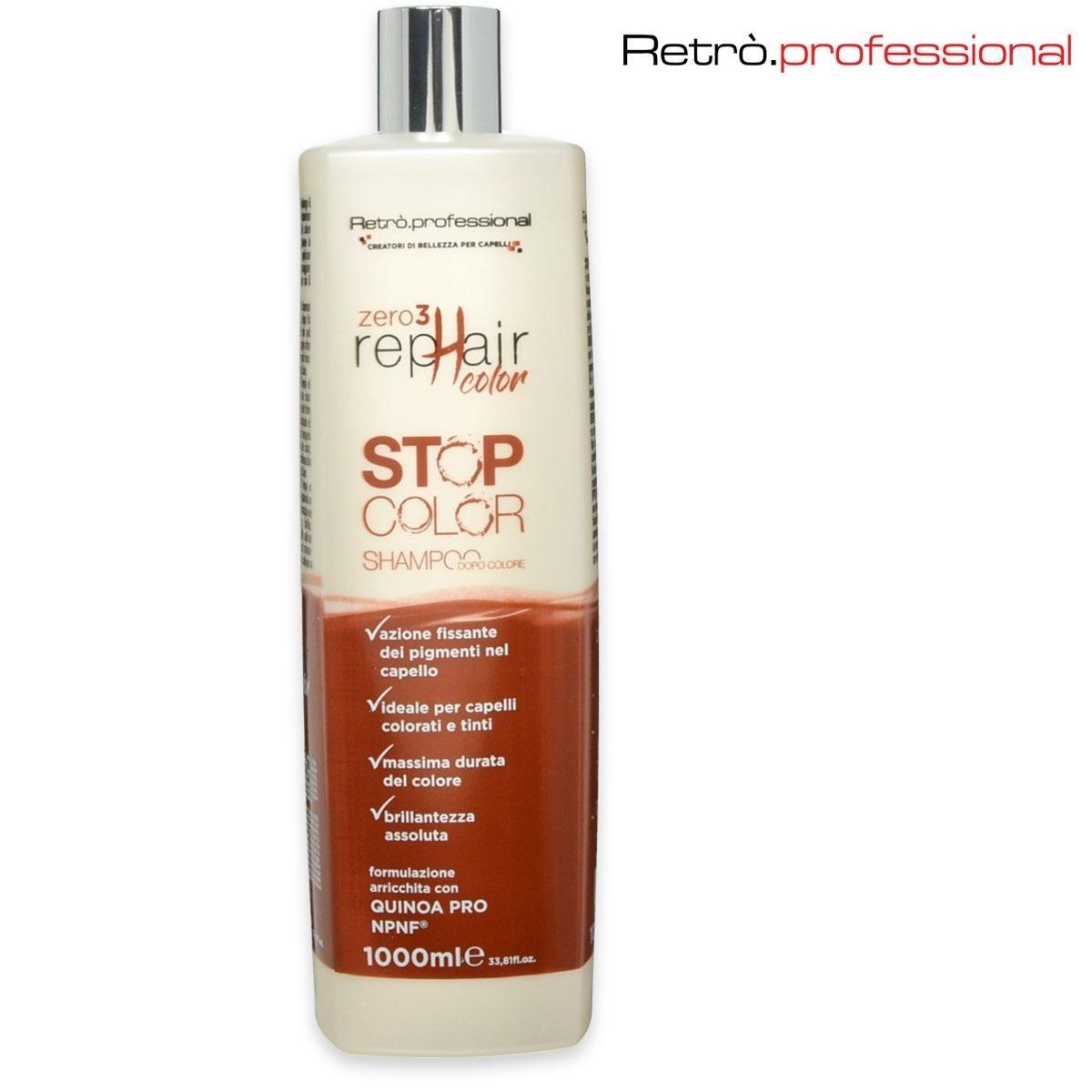 Retro' zero3 new stop color shampoo 1000ml