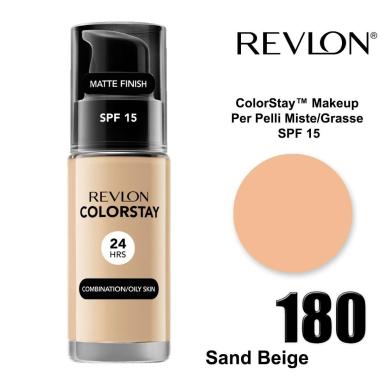 Revlon colorstay makeup oily skin sand beige 180