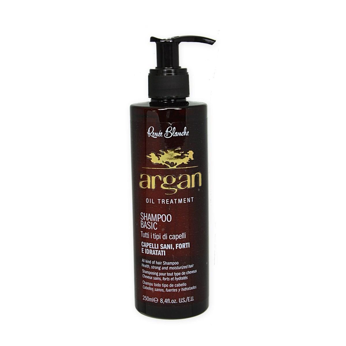 Argan shampoo basic 250 ml renee blanche