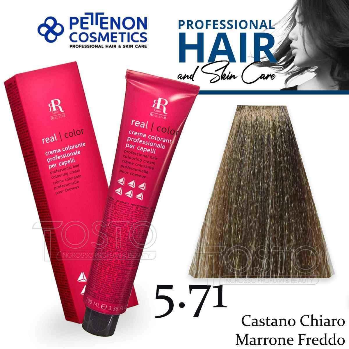 Pettenon rr line tintura crema colore 100 ml 5.71