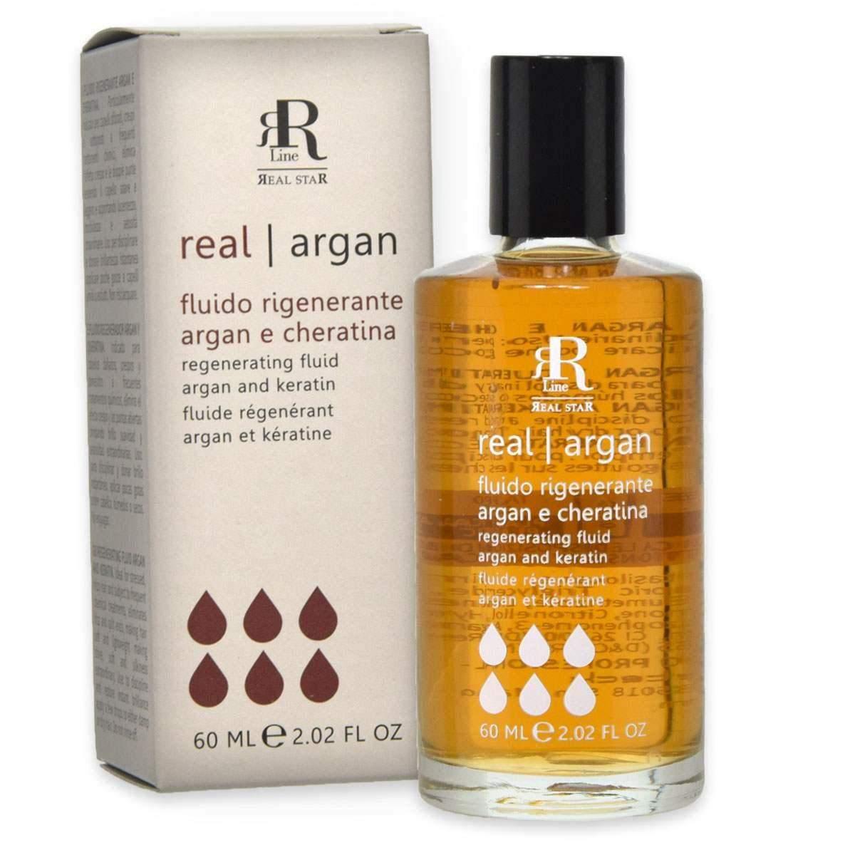 Pettenon rr line real argan fluido rigenerante argan e cheratina 60 ml