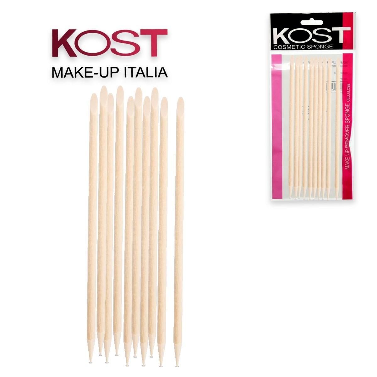 Kost bastoncini in legno per cuticole kost (10 pz) bc01