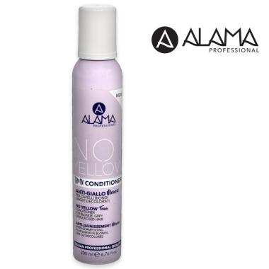 Alama professional no yellowconditioner in mousse mantenimento biondo 200 ml