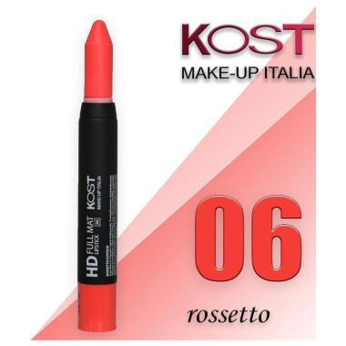 Hd full mat lipstick kost 06